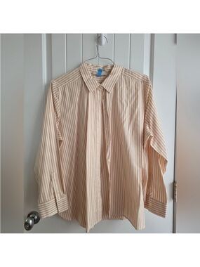 🏝️LOFT🏝️STRIPE BUTTON DOWN